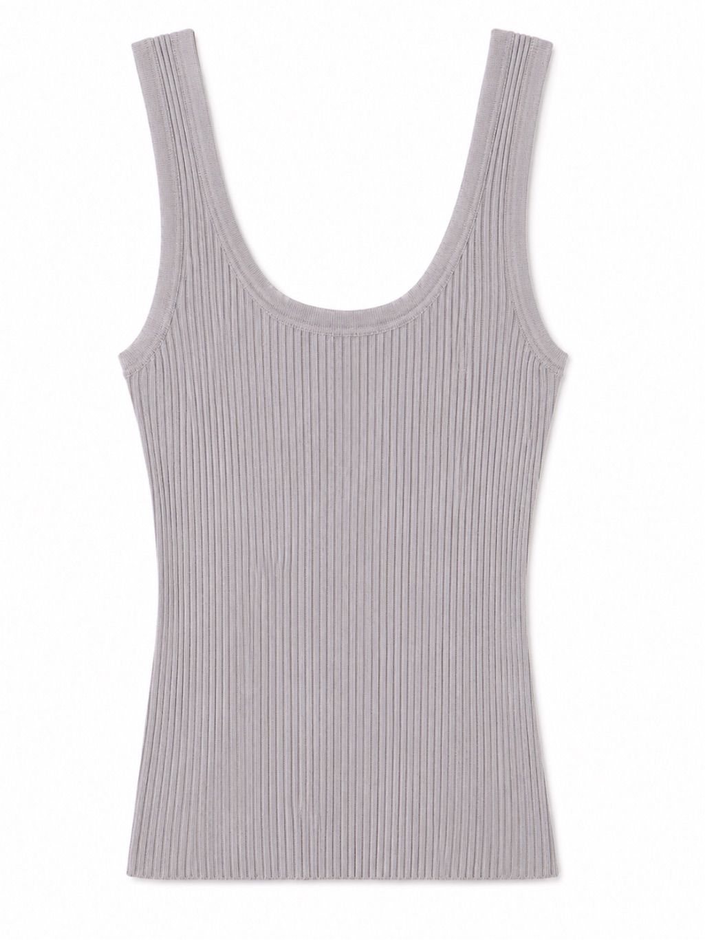 H&M Gray Ribbed Crop Tank Top